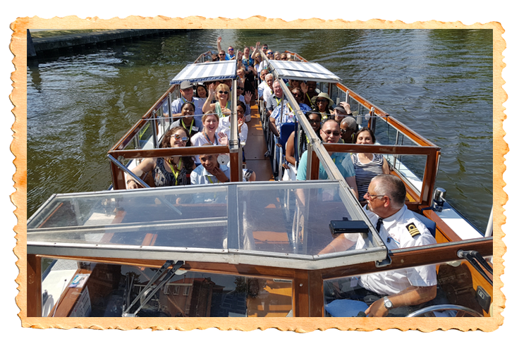 rondvaarten groepen bedrijfsfeestje goedkoopste rederij rembrandt leiden rondvaart