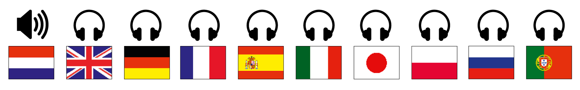 vlaggen-met-koptelefoon vlaggen met koptelefoon